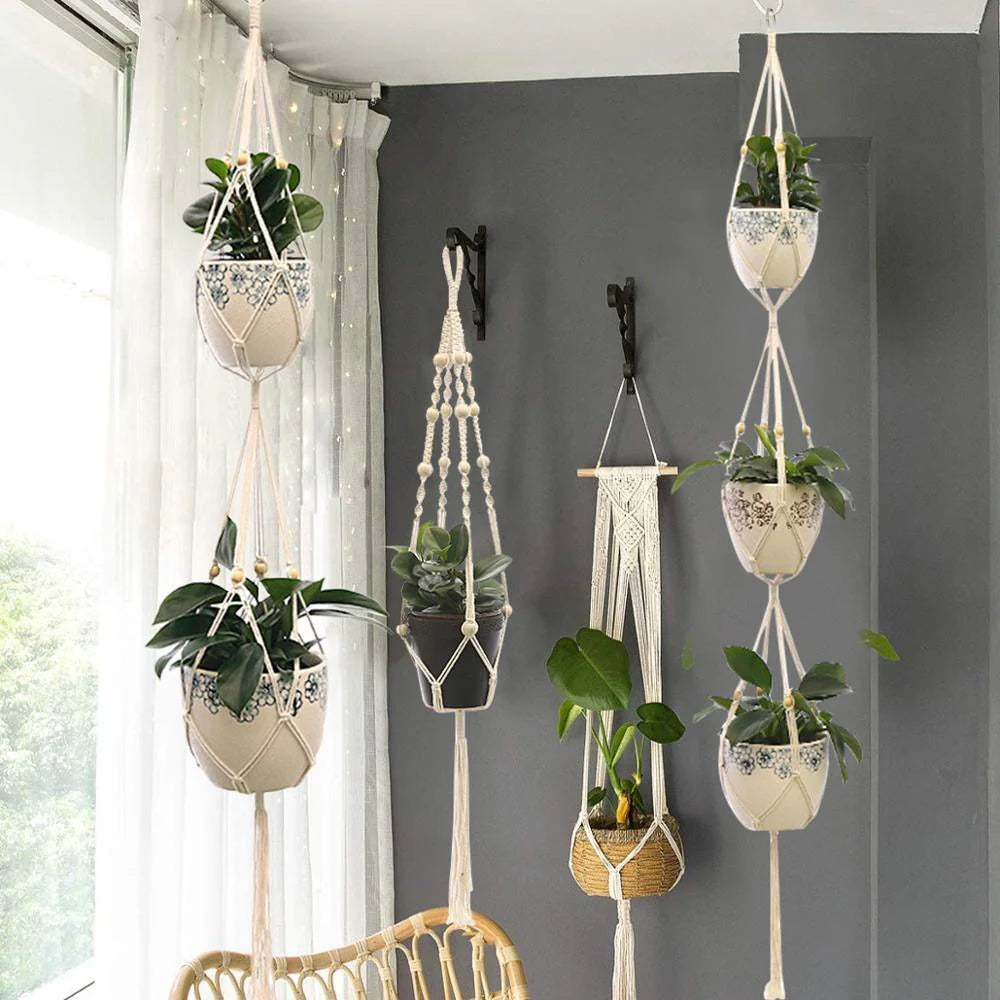 Handmade Plant and Flower Hanger - Eco Friendly Home Decor