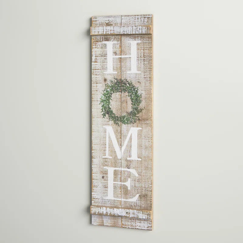 Mercuri Handmade Farmhouse Wall Decor on Solid Wood