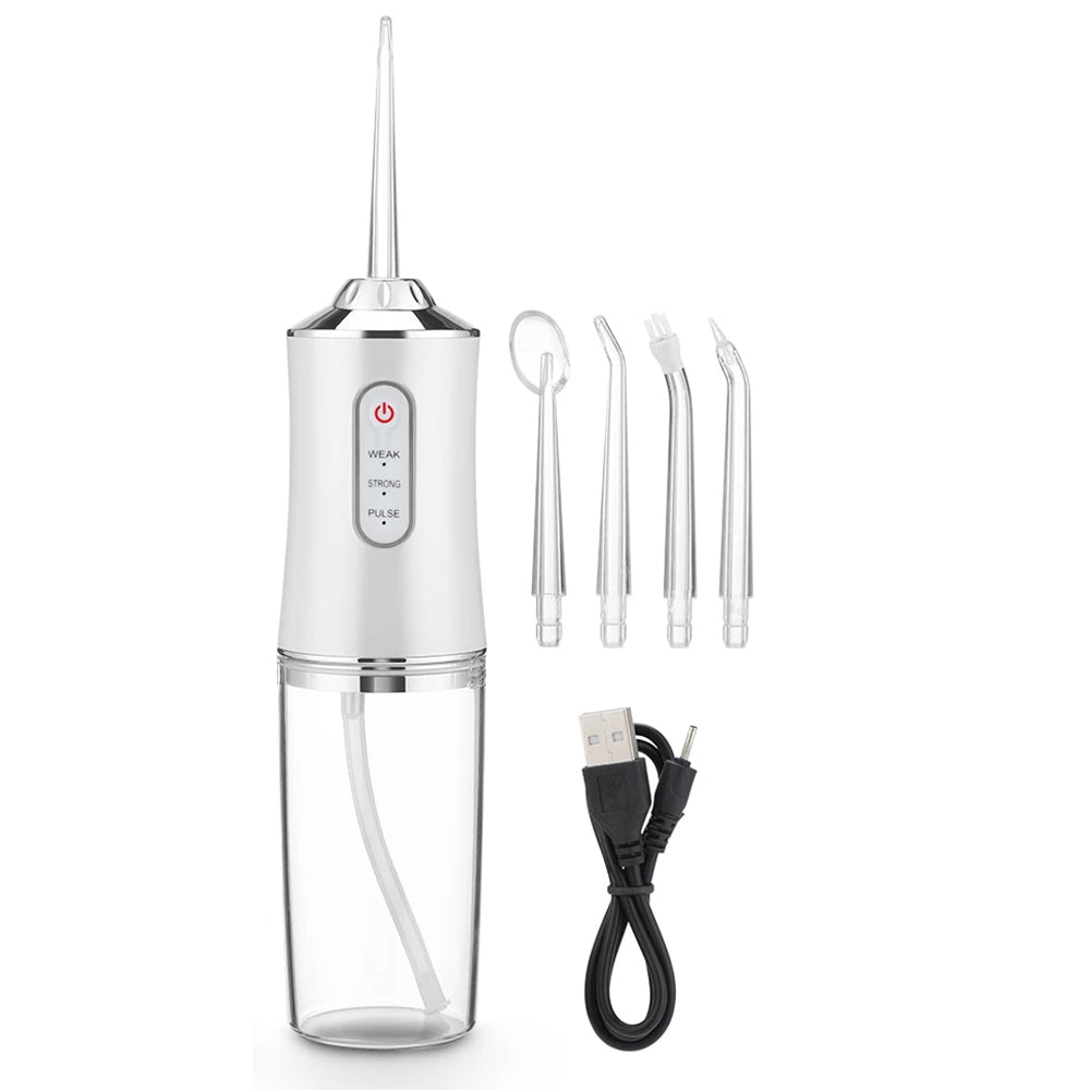 Oral Irrigator Portable Dental Water Flosser - USB Rechargeable